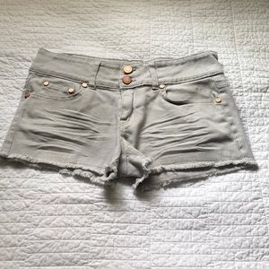 High Rise Grey Shorts Size 2